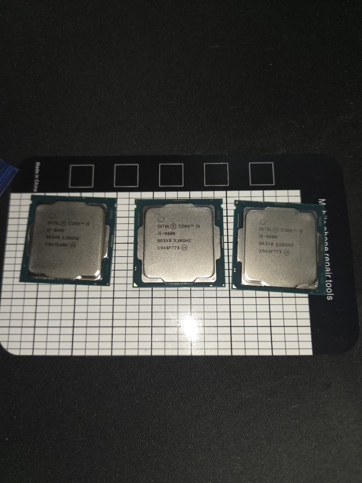 Intel Core i5-8600 3.10GHz 6-Core LGA1151 CPU SR3XF (Lot of 3)