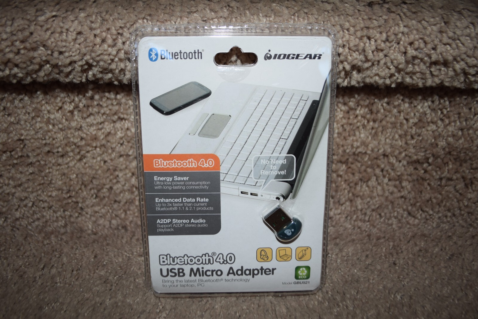 LOT OF 5 IOGEAR Bluetooth 4.0 USB Micro Adapter Energy Saver Enhanced Data Rate
