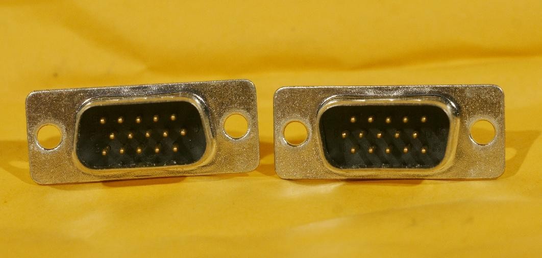 Pair of Female Serial Port Solder heads, make your own cable, New