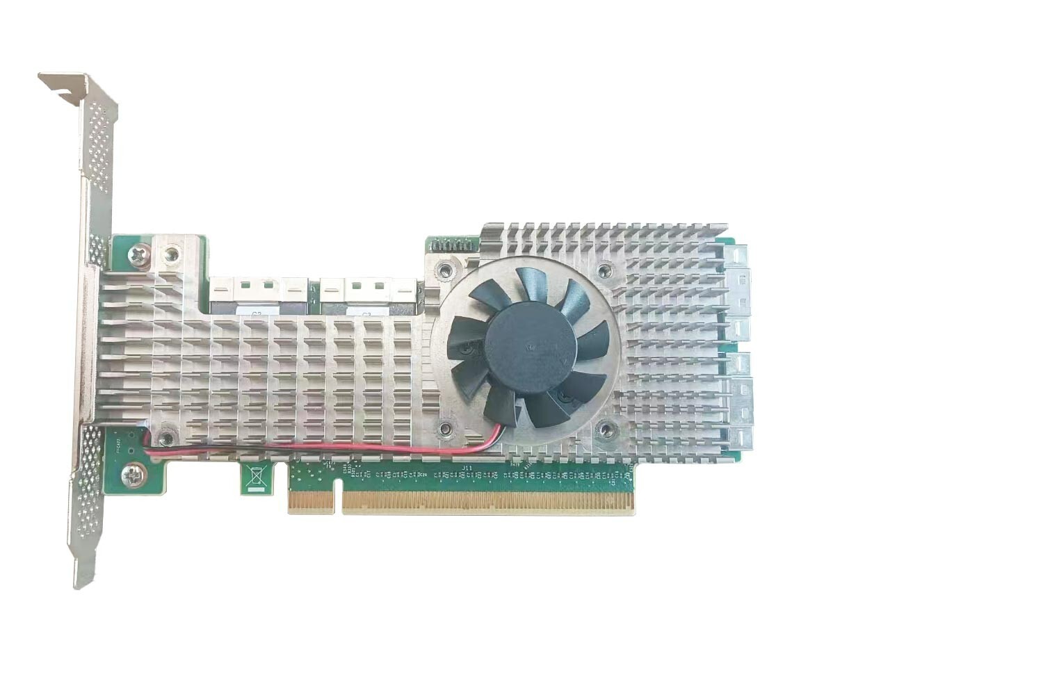 PEX88048 PCIe 4.0 x16 to Four SlimSAS SFF-8654 8i Switch Adapter support 8 ports