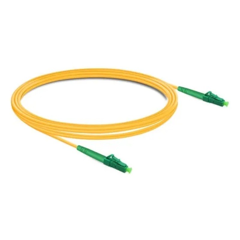 1M-10M LC APC to LC APC Simplex OS2 9/125 LSZH Single Mode Fiber Patch Cord FTTH