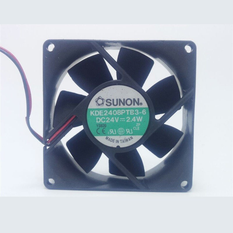 1PCS SUNON KDE2408PTB3-6 24V 2.4W 8025 Inverter Fan