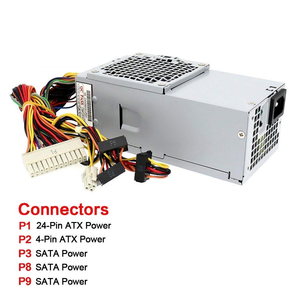 NEW 250W Power Supply Fits Dell Inspiron 537s 540s 545s 546s 560s 570s 580s 620s