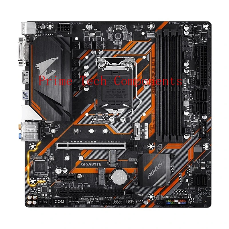 For Gigabyte B365M AORUS ELITE LGA1151 DDR4 M-ATX Motherboard Tested