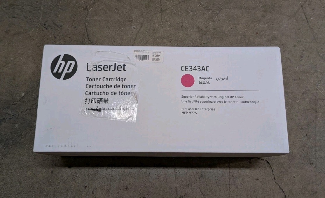 Genuine HP 651A CE343A CE343AC Magenta Toner Cartridge LaserJet Enterprise New