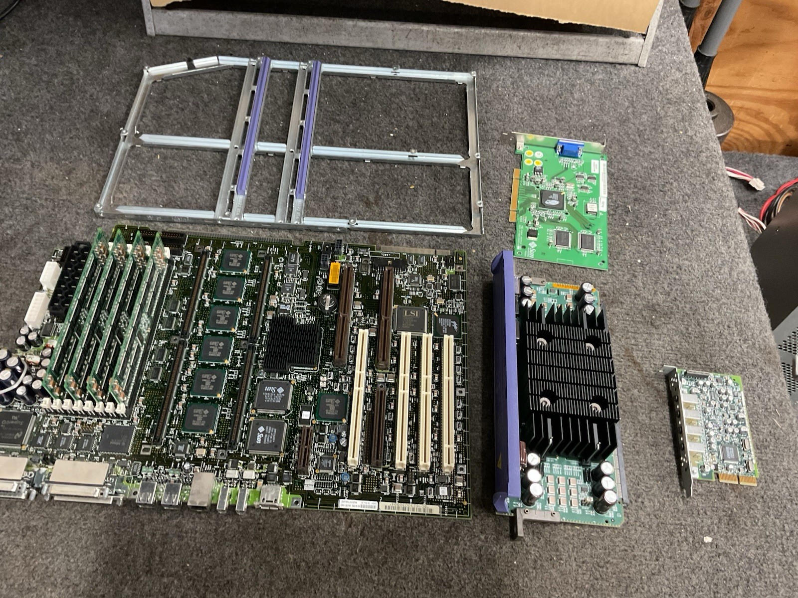 Sun Blade 1000 Workstation 501-6230 Motherboard 1gb RAM 5988-04 CPU Combo