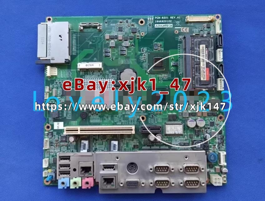 1pc used Advantech motherboard PCM-8201 REV.A1