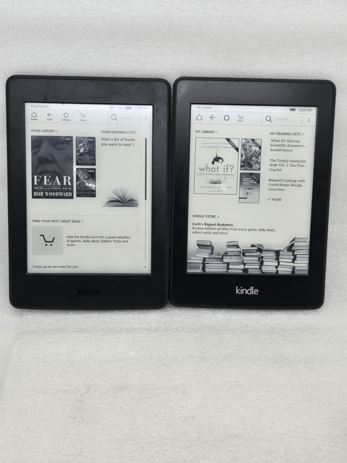 [LOT OF 2] Amazon Kindle DP75SDI eReader  (6th/7th Gen)  FAST  b