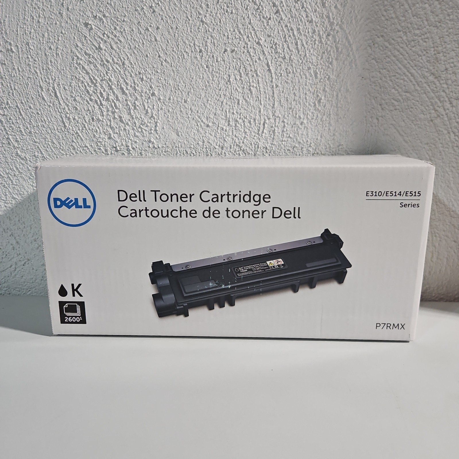 Dell P7RMX Black High Yield Toner Cartridge for E310/E514/E515 OEM Genuine