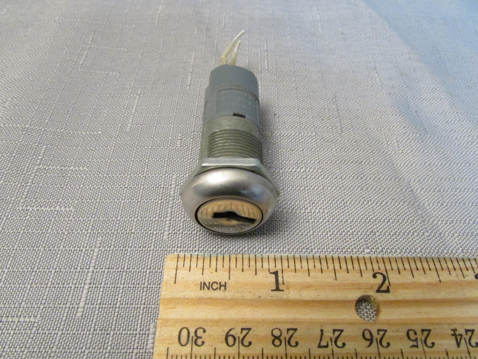 OAK Panel Mount Key Switch SPST For California Computer Systems S-100 Vintage