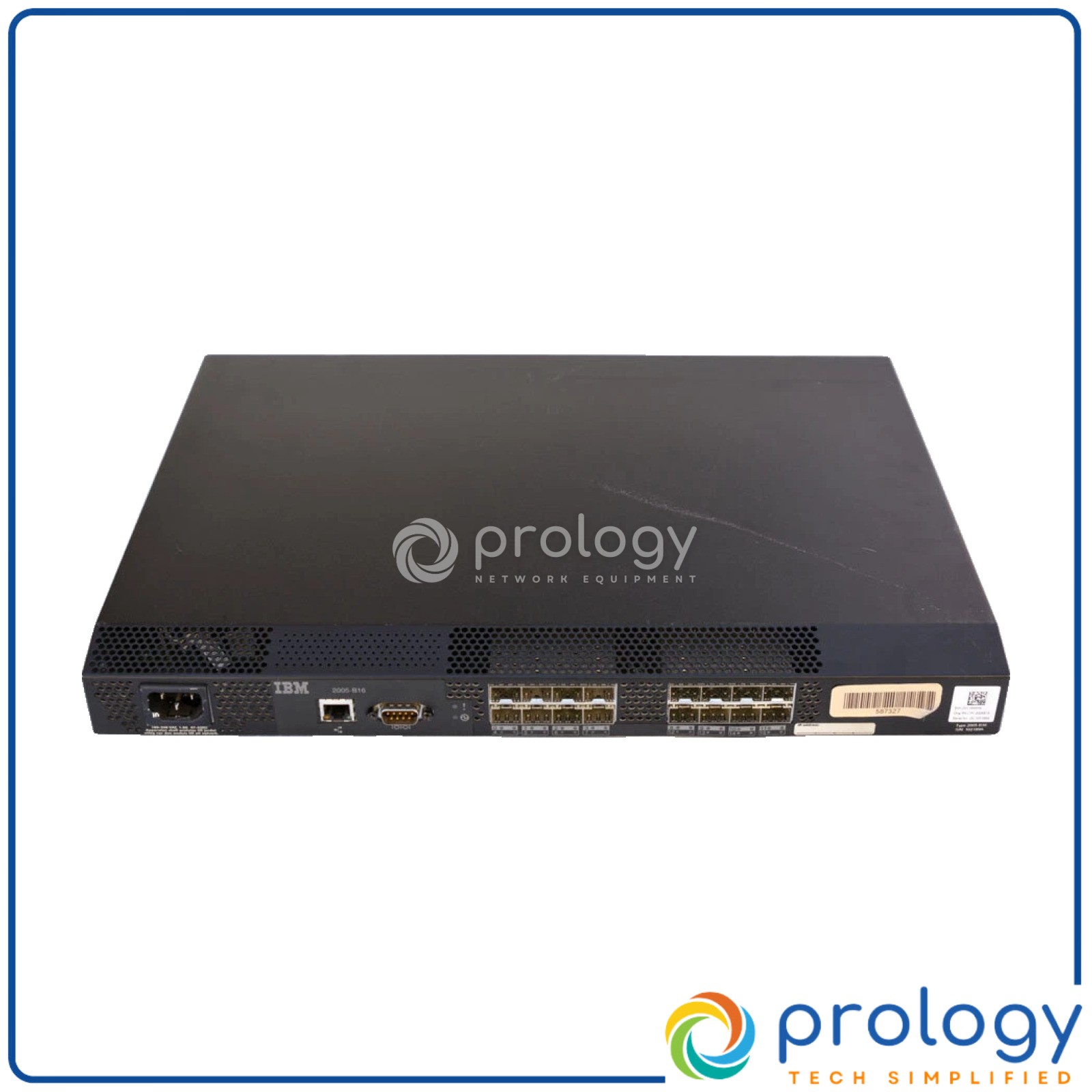 IBM 2005-B16 Totalstorage Fibre Channel Switch San16B-2 4Gbps /w 8x 4Gbps SFP