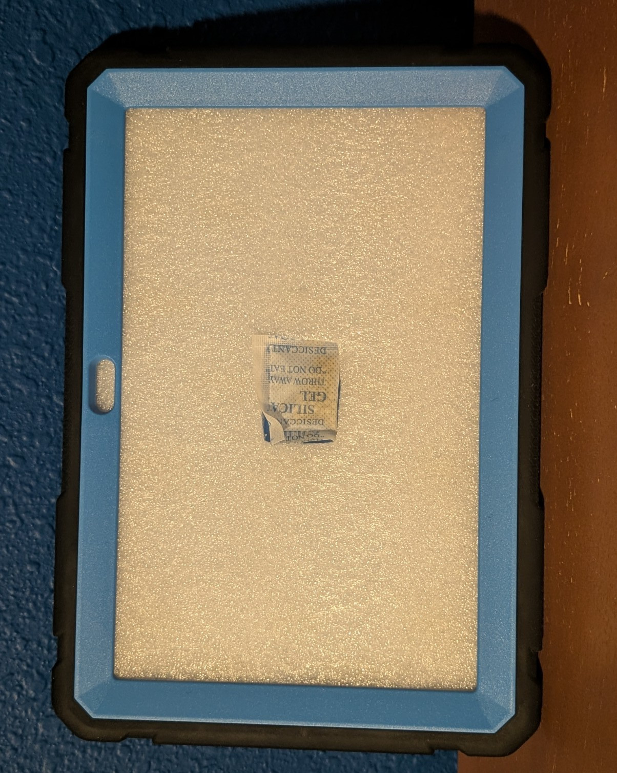 Black & Blue Rugged Protective Tablet Case Cover with Integrated Stand Kickstand
