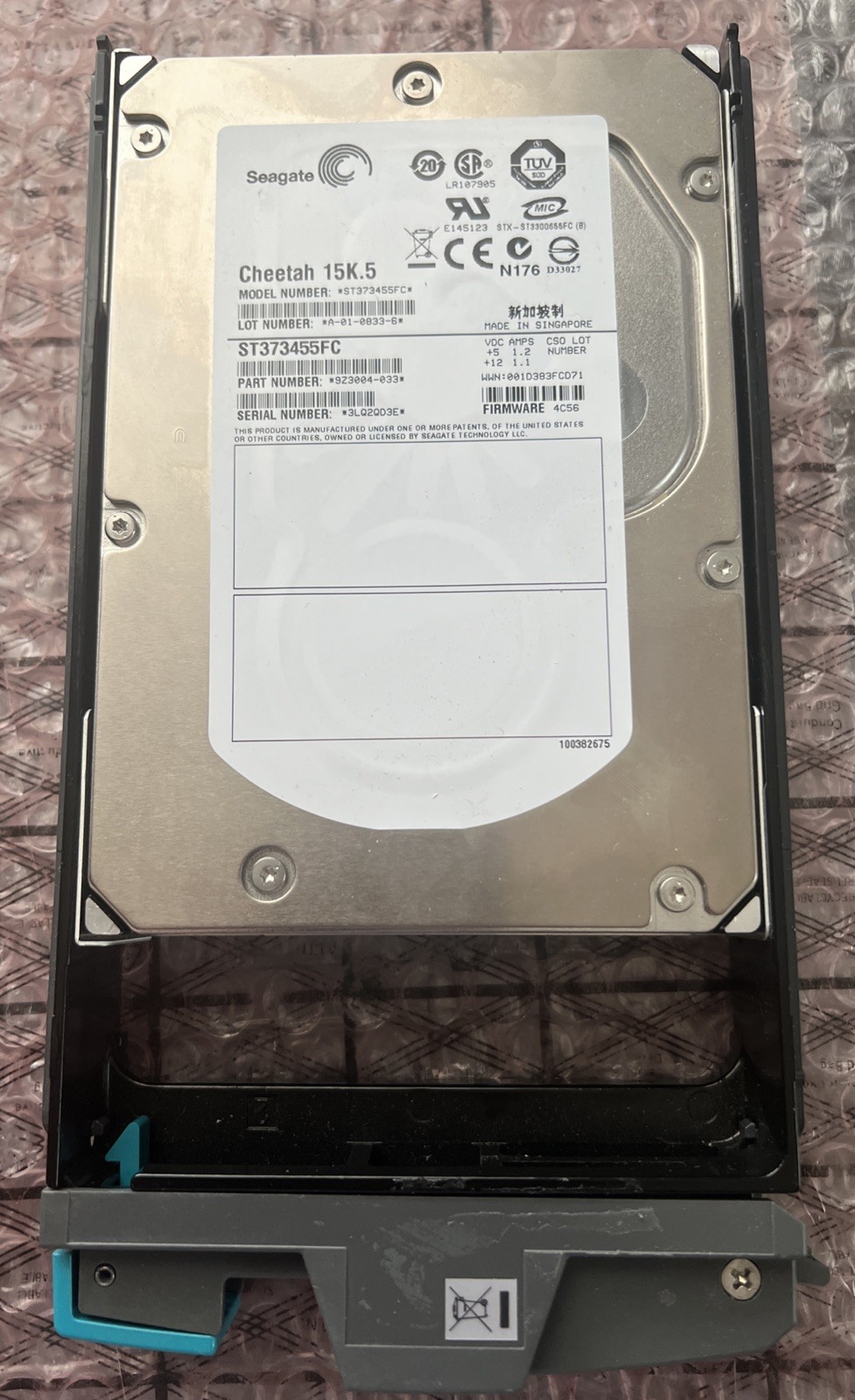 Hitachi/Seagate Cheetah ST373455FC  73GB FW 4C56 FC Hard Drive