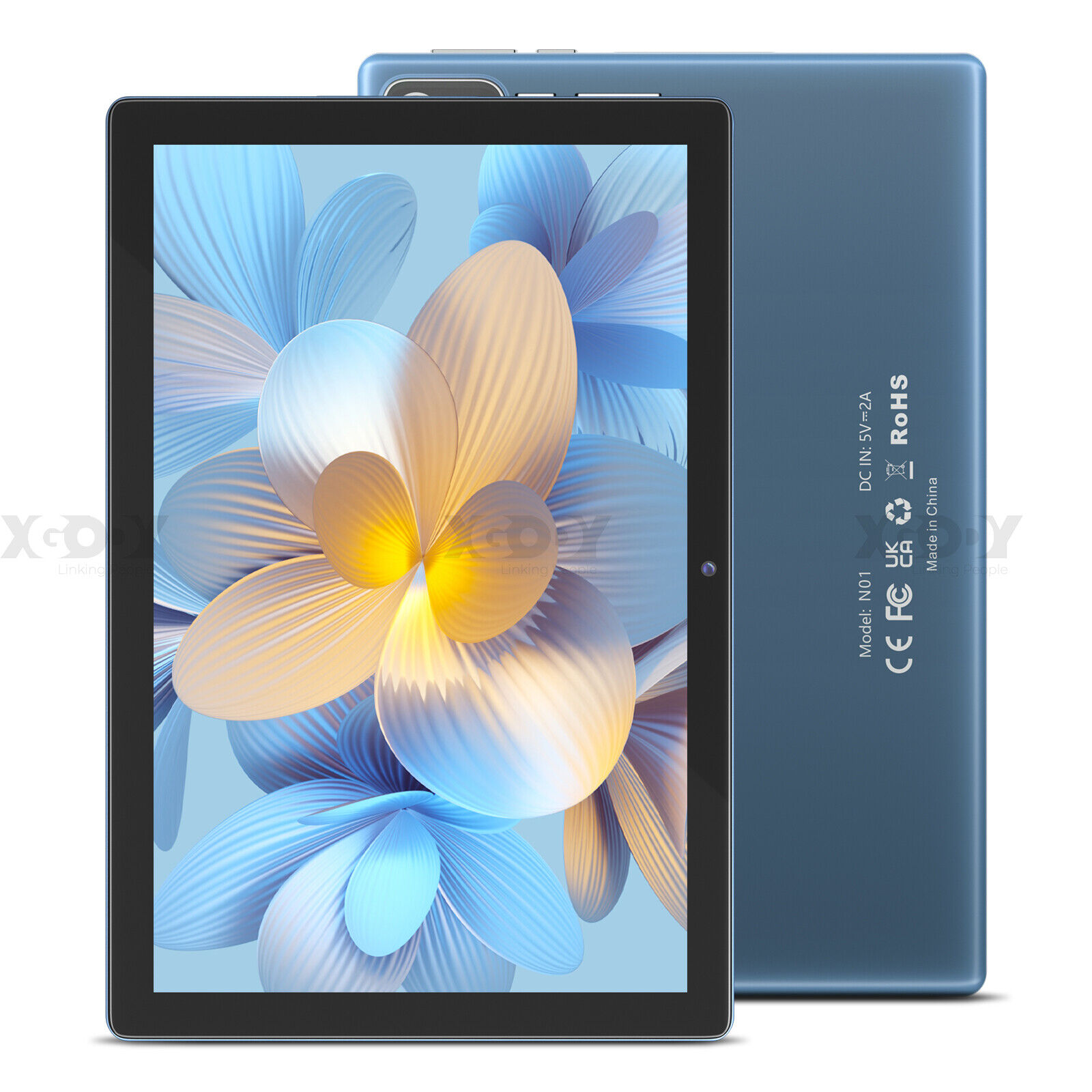 2024 Tab 10.1in 10G RAM 256GB Tablet Quad Core WiFi Pad PC Dual Camera Bluetooth