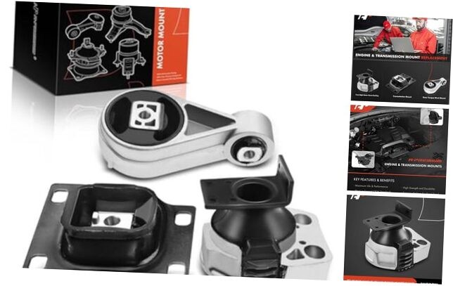 3PCS Engine Motor Mount Transmission Mount 2005-2007 Focus 2.0L (Automatic)