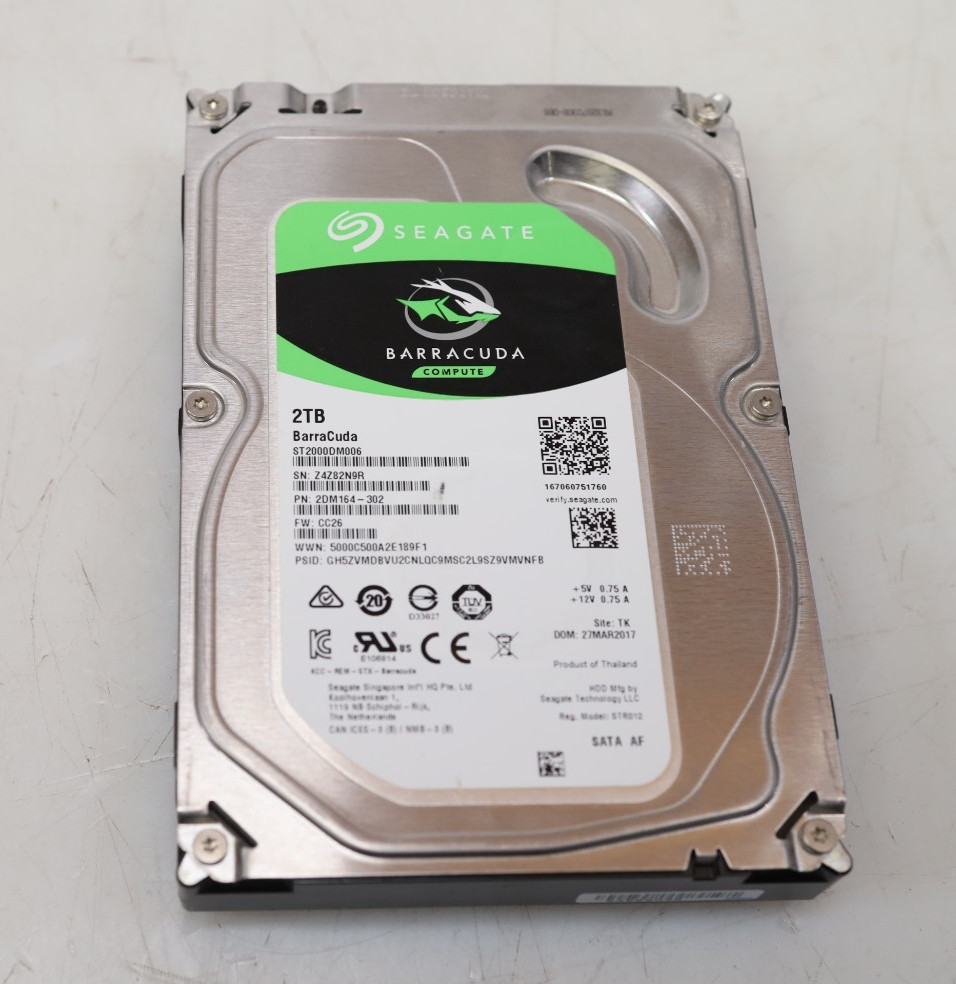 Seagate BarraCuda 2TB ST2000DM006 3.5" SATA 7200RPM Hard Drive