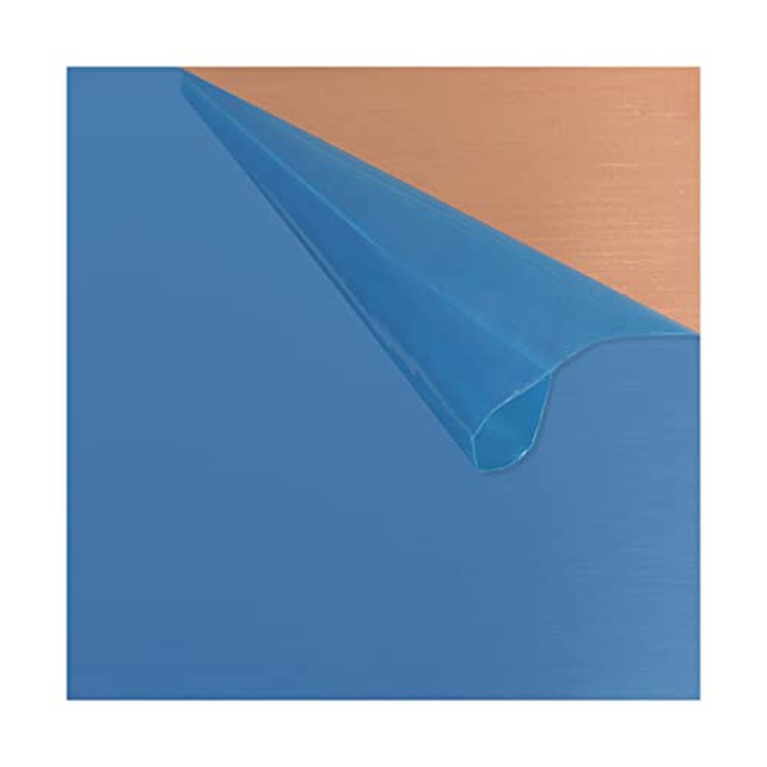 1 Pieces 99.9% Pure Copper Sheet, 12" x 12", 18 Gauge(1mm) Thickness, Film At...