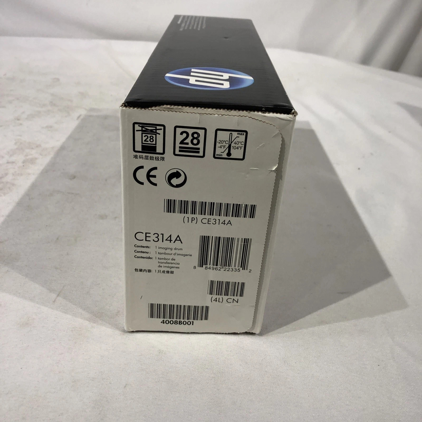 HP 126A Black Toner Cartridge Laser Imaging Drum CE314A Expired 2015