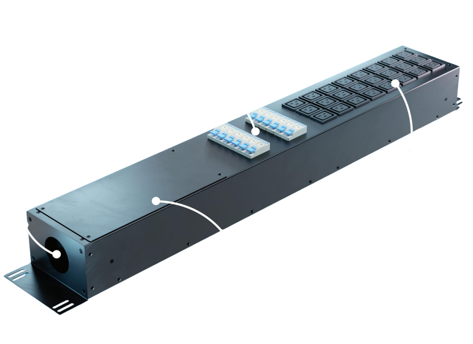 Crypto Mining 3 Phase 240V PDU 24x C19 Fused Raptor Minotaur for Bitmain S19