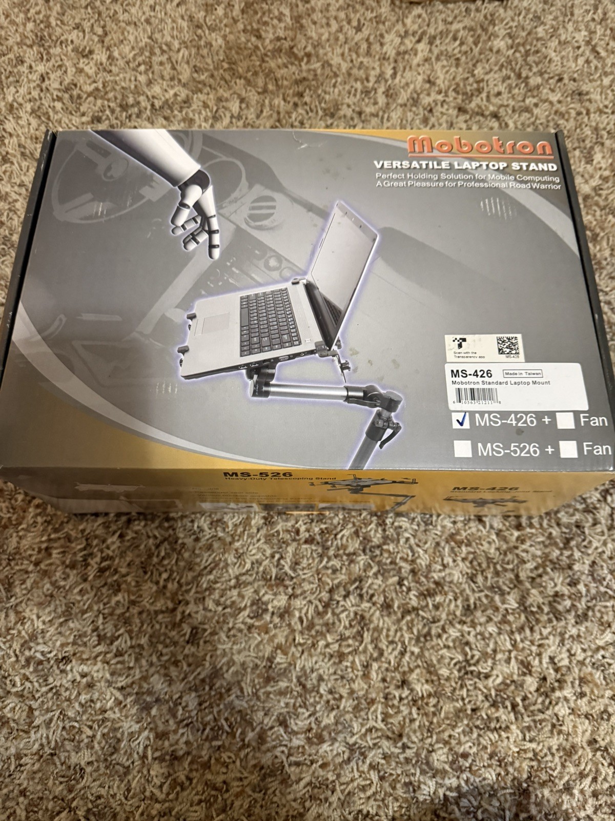 Mobotron MS-426 Versatile Laptop Stand for vehicles / mobile Office