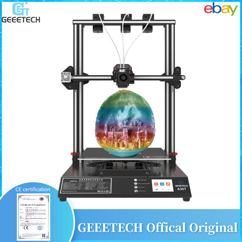New Geeetech A30T Large 3D Printer Mixing Color 3in1 out GTM32 Control Board