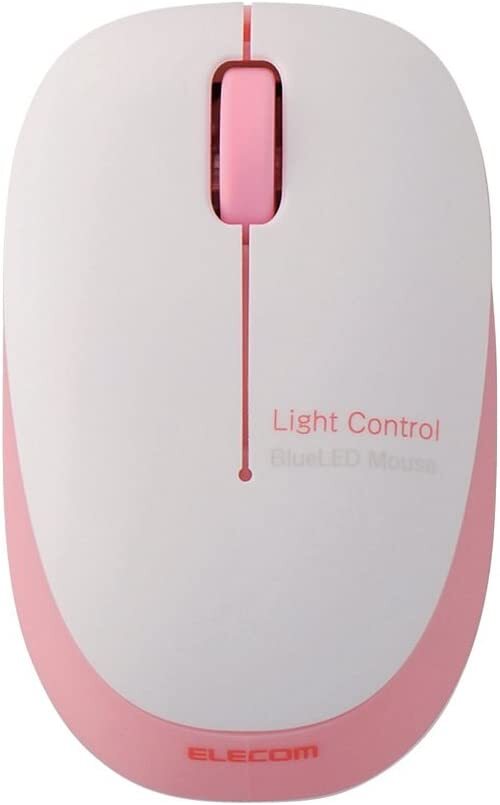 ELECOM MOS wireless (receiver included) S size Small 3 button BlueLED fluff