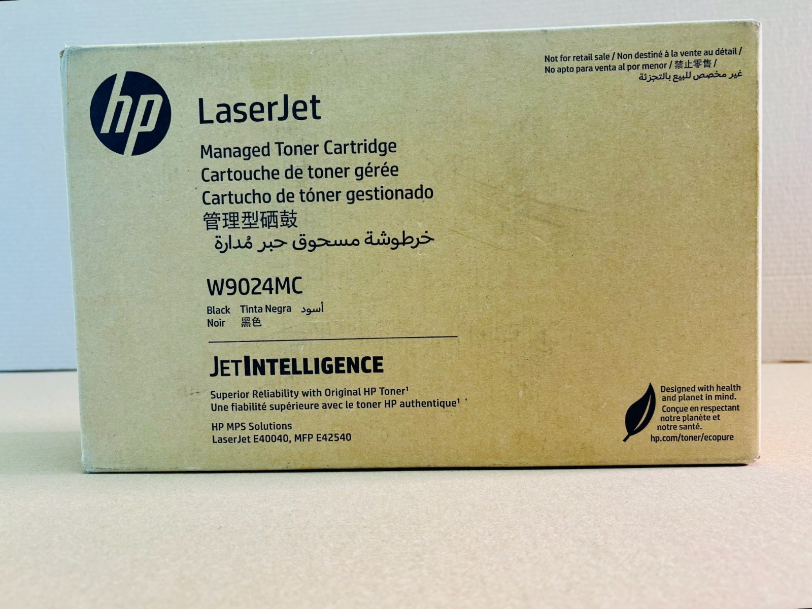 Genuine HP LaserJet Managed E40040, MFP  E42540 Black Toner W9024MC