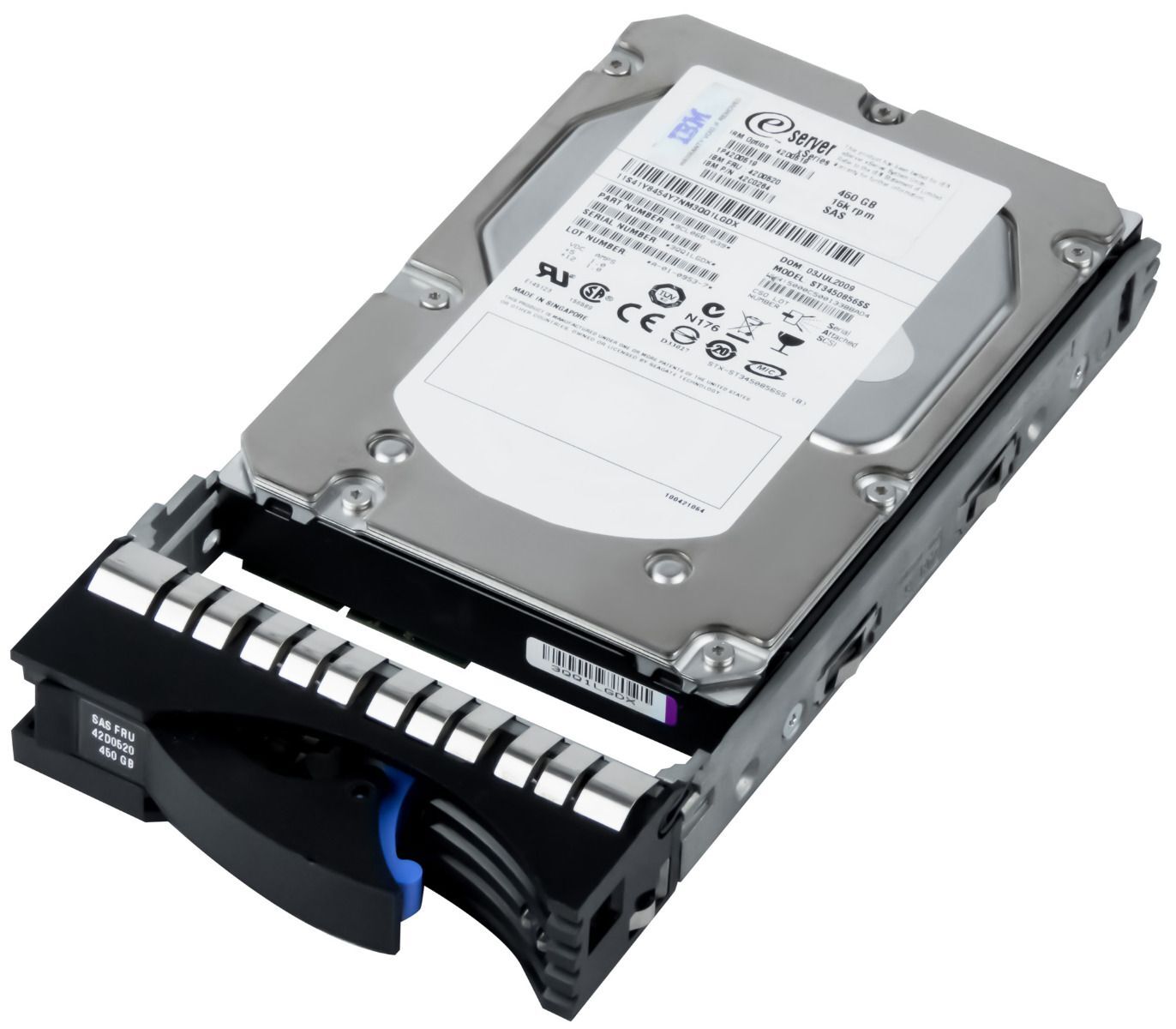 HARD DRIVE IBM 42D0520 42C0264 450GB 15000RPM 16MB SAS-1 ST3450856SS 3.5" inch