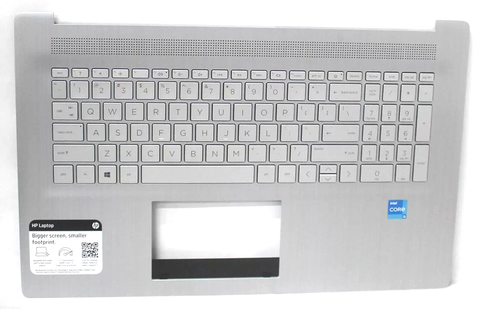 M50458-001 Hp US Palmrest Keyboard Natural Silver 17-CP0076NR 7-CN 17-CP 17S