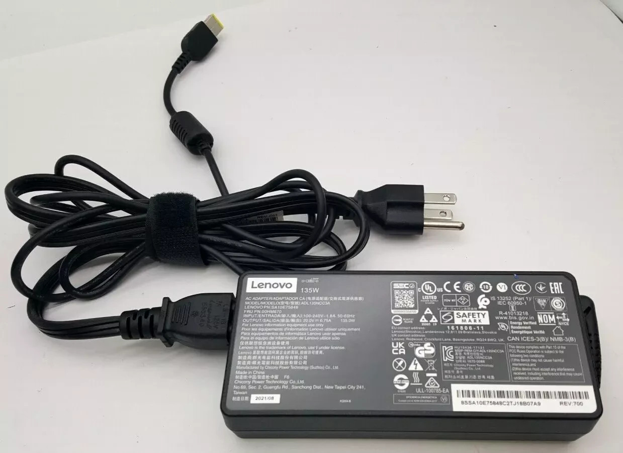 Lenovo Thinkstation P320 P330 P340 Tiny MINI MICRO 135W POWER SUPPLY AC Adapter