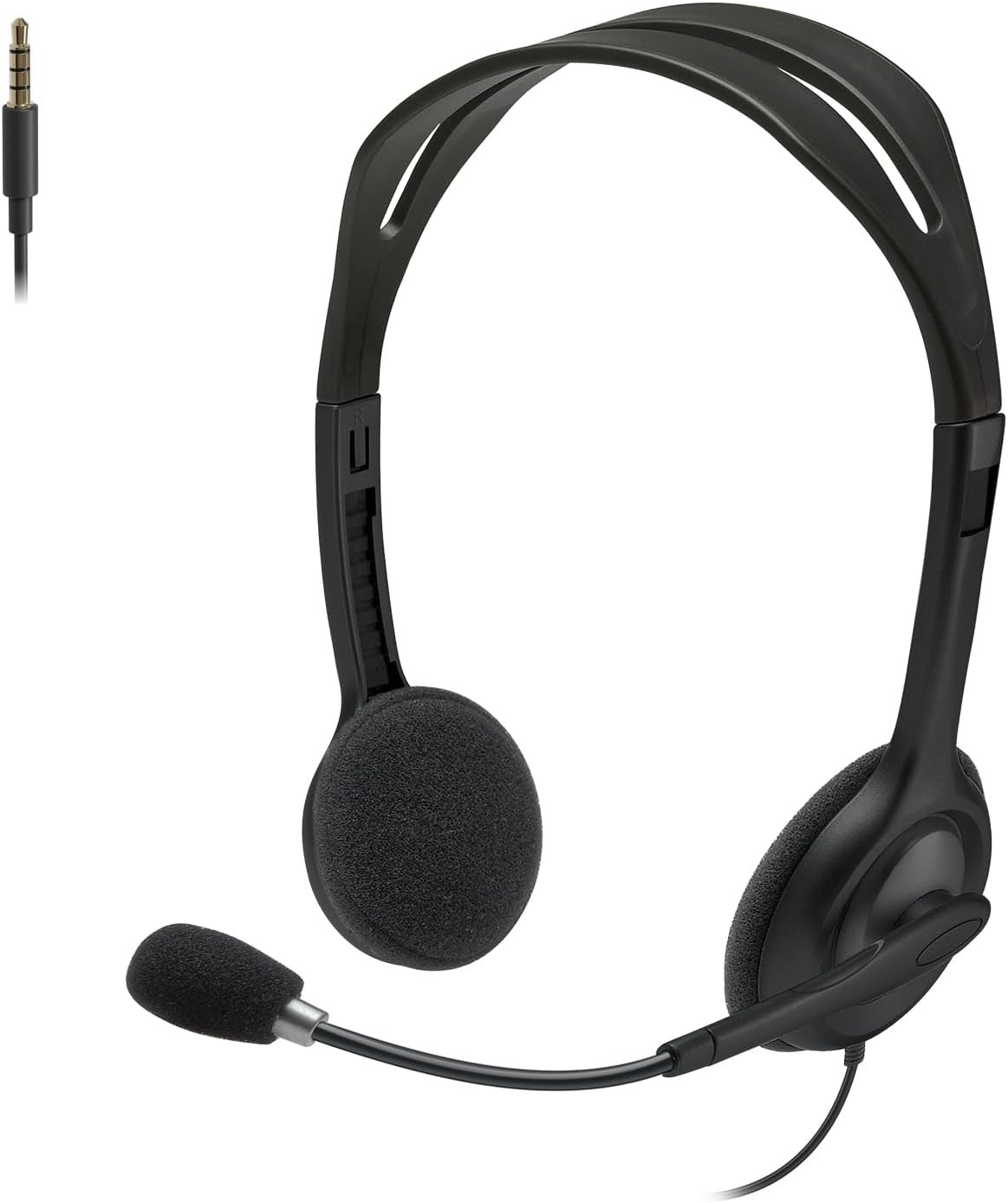 Logitech H111 Black On the Ear Stereo Headset