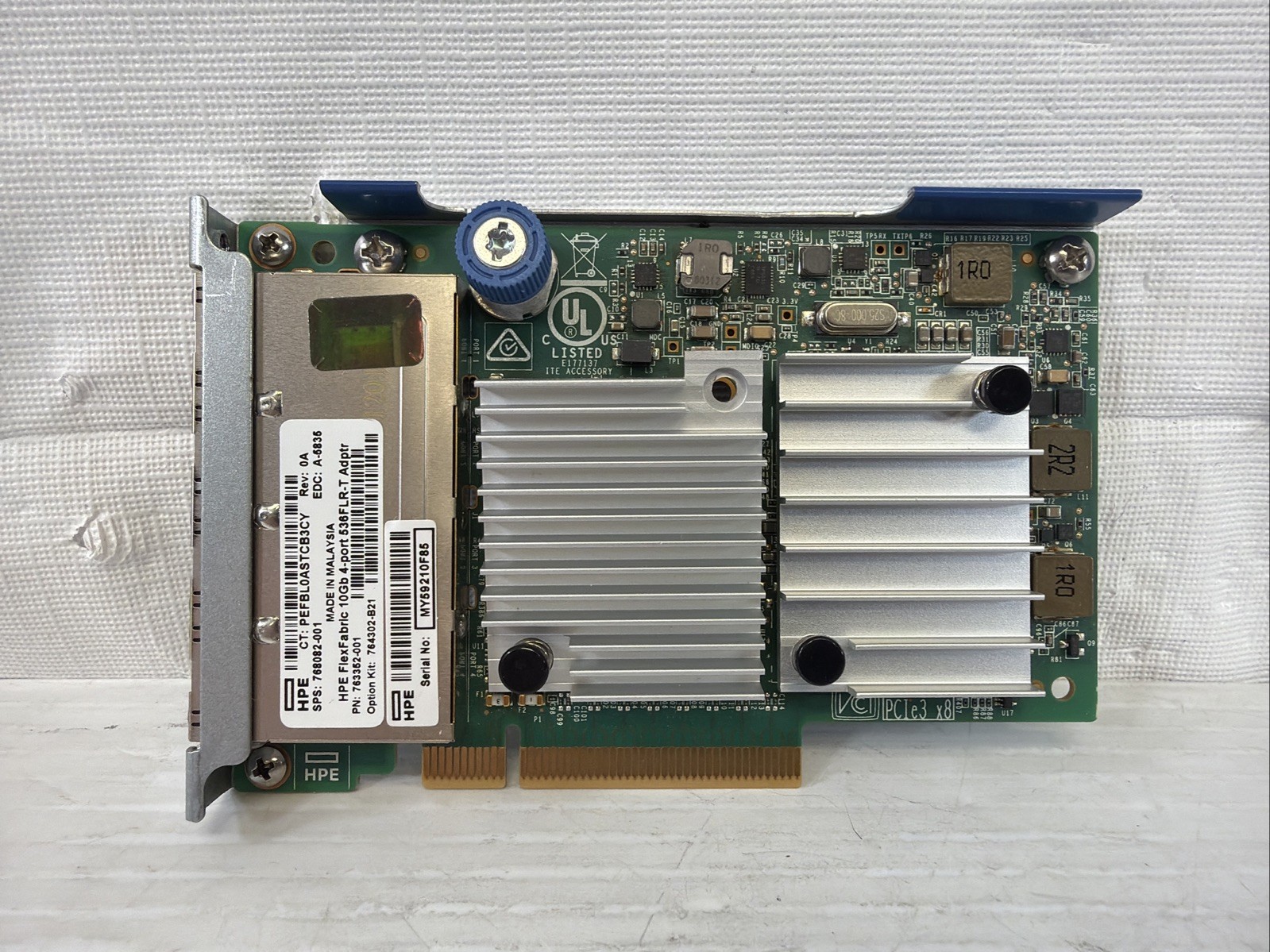 HPE 764302-B21 FlexFabric 10Gb 4-Port 536FLR-T Adapter 763352-001 ProLiant Gen9