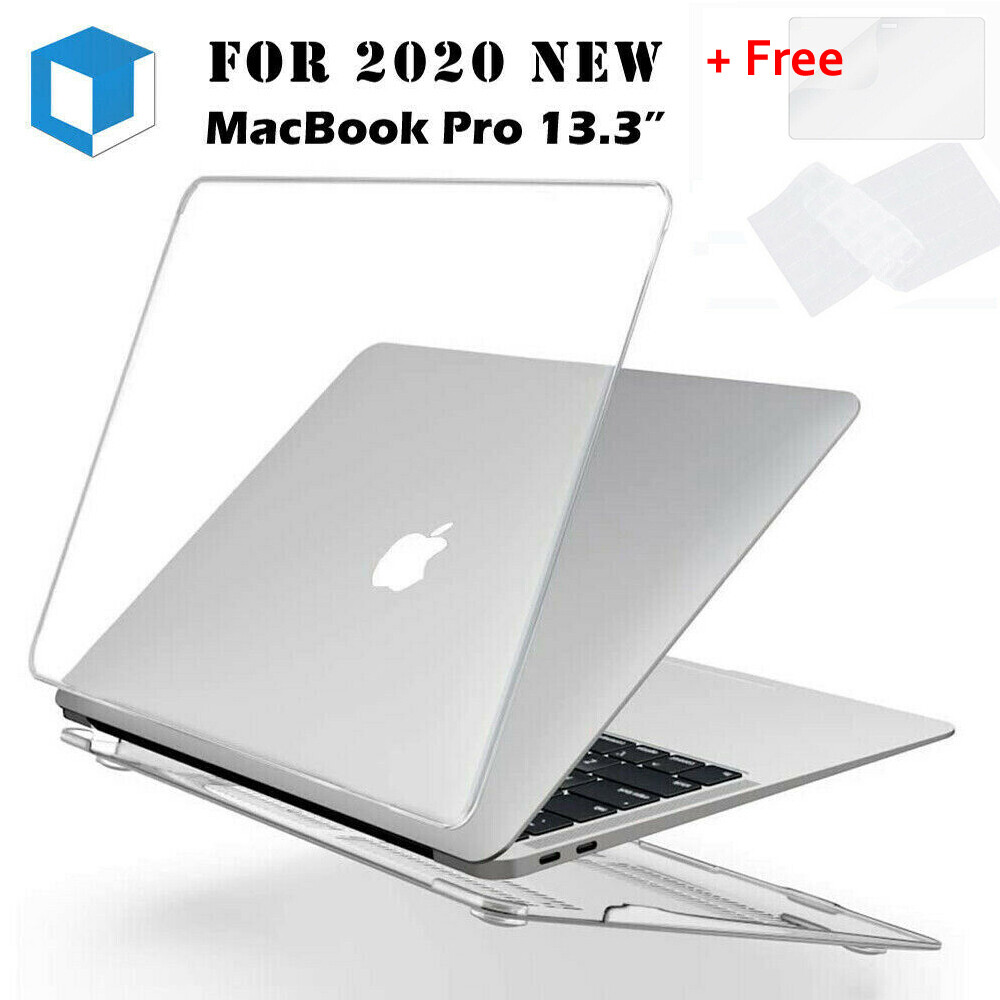 Glossy Crystal Clear Hard Case for MacBook Pro 13" A2338 A2289 A2251 Cover M1/M2