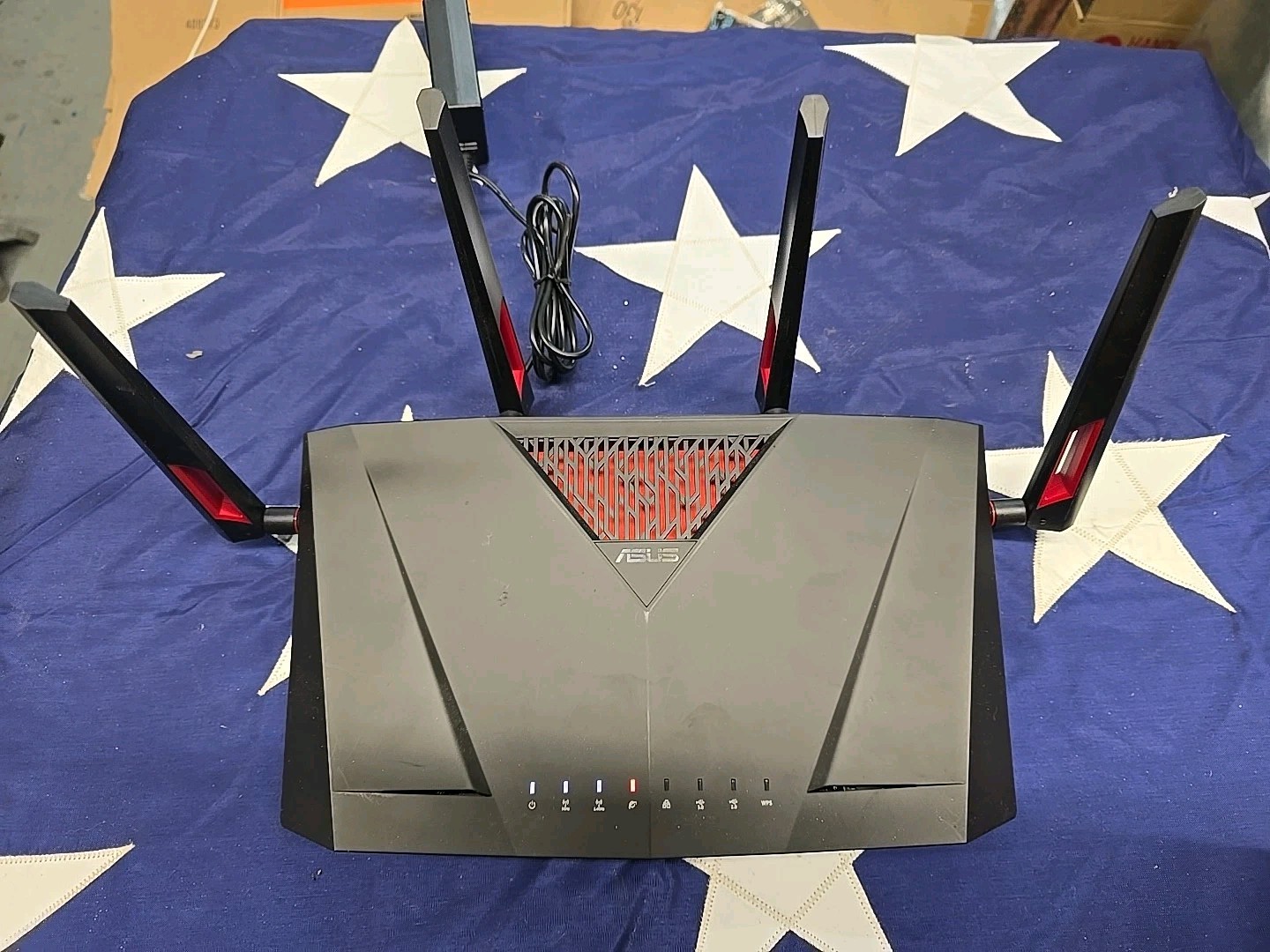 Asus AC3100 RT-AC88U Dual-Band Extreme Wi-Fi Gaming Gigabit Router USED WORKING