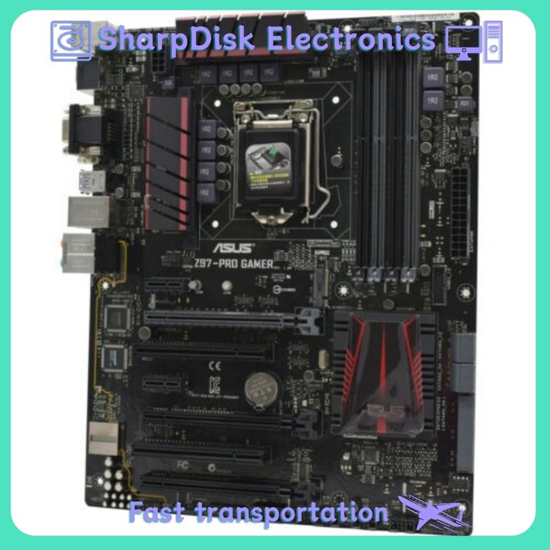 Z97-PRO ASUS GAMER Motherboard Intel Z97 LGA 1150 DDR3 ATX D-Sub HDMI M.2 Core