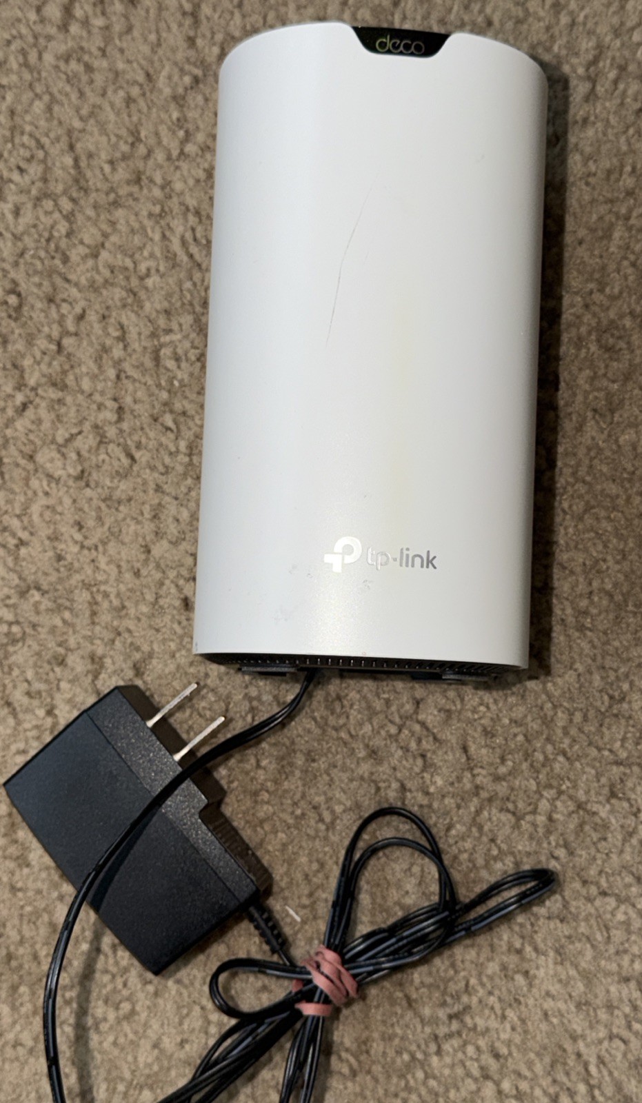 TP Link Deco S4R AC1200 Whole Home Mesh Wi-Fi System Node Power Cord Tested