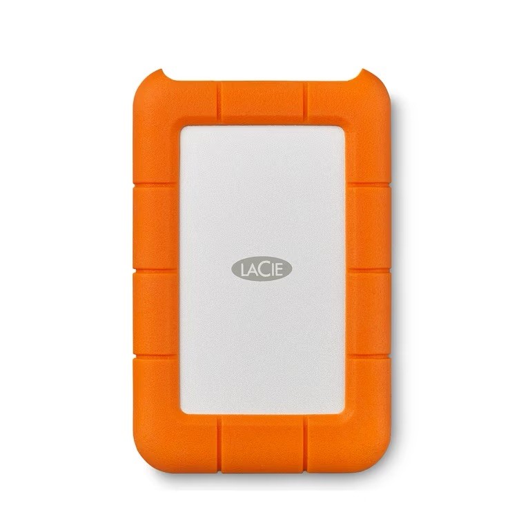 LaCie LAC9000298 Rugged Mini 2TB External Hard Drive - Orange
