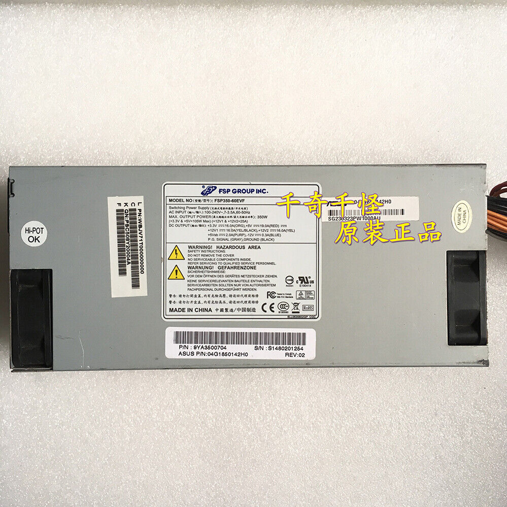 1pcs FSP350-60EVF Industrial Control 1U Power Supply