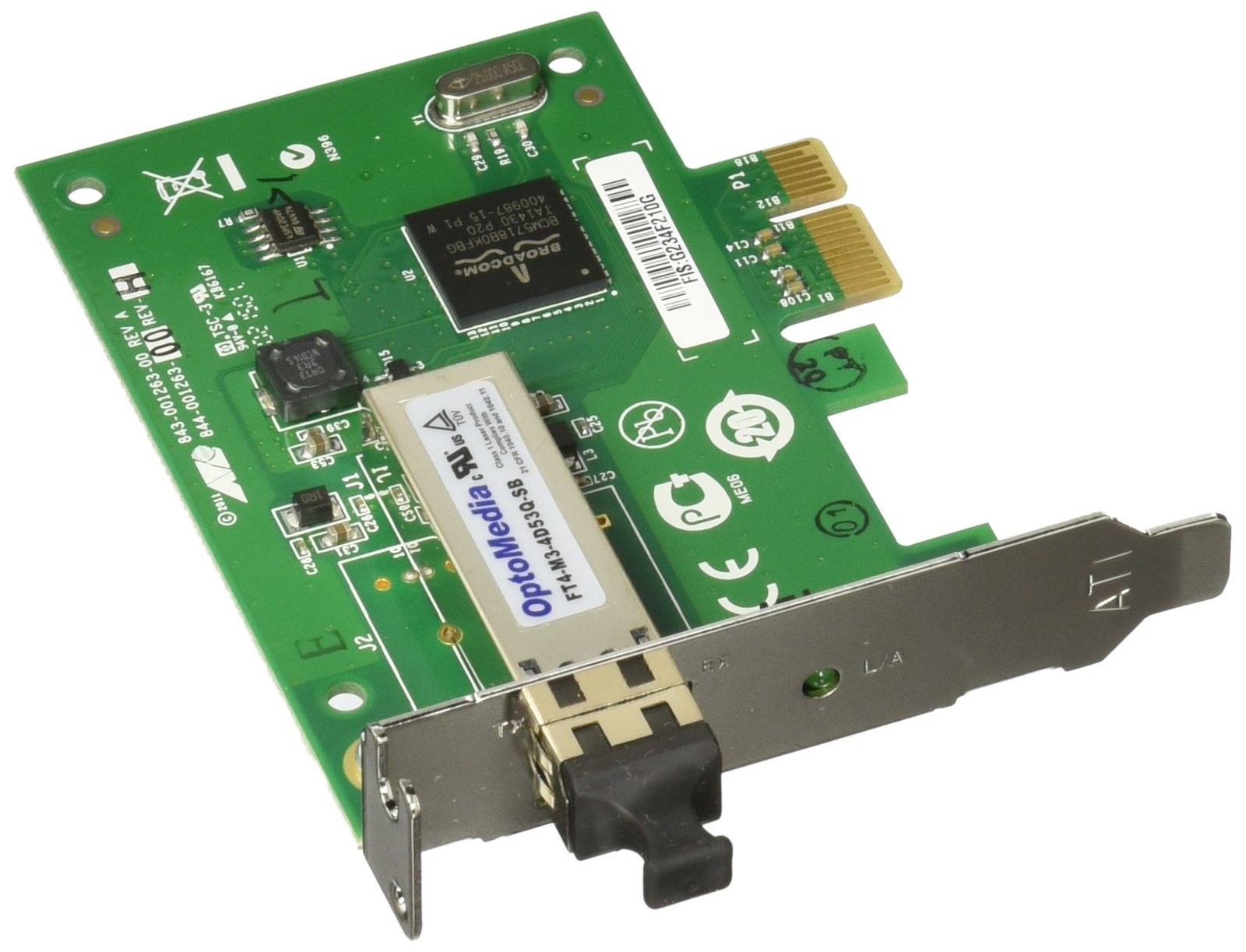 Allied Telesis AT-911SX/LC Network Adapter Pci Express X1 Gigabit Ethernet AT-29