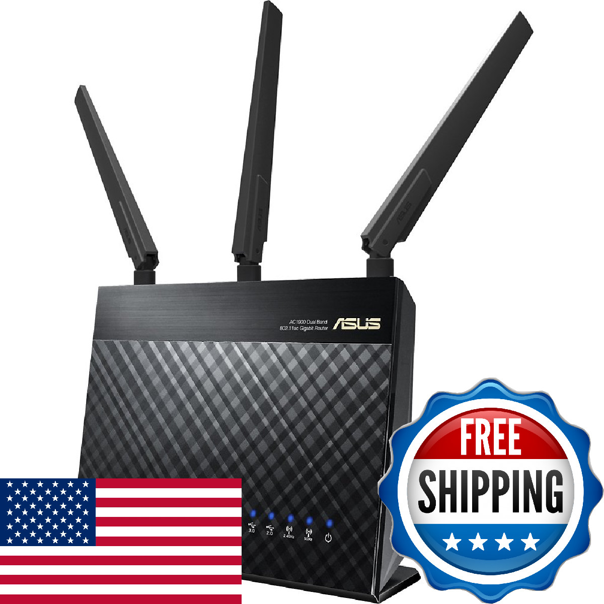 Asus -Rt-Ac1900P Wireless Ac-1900 Dual-Band -