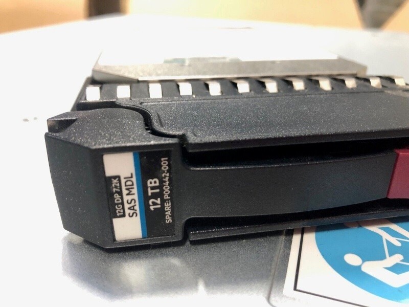 20PCS  P00442-001 HPE MSA 12TB  7.2K  SAS DS 3.5disk shelf head labe