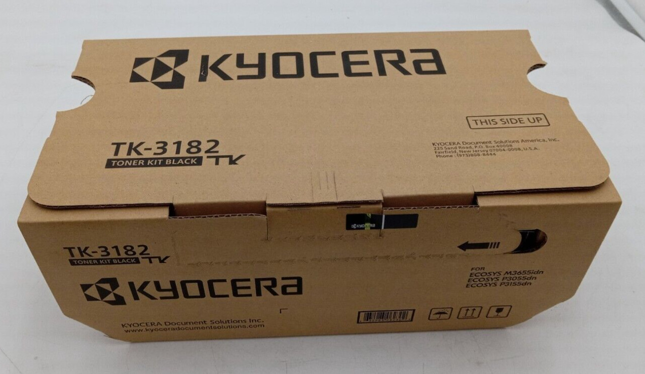 Kyocera TK3182 Black High Yield Toner Kit for ECOSYS M3655idn P3055dn P3155dn