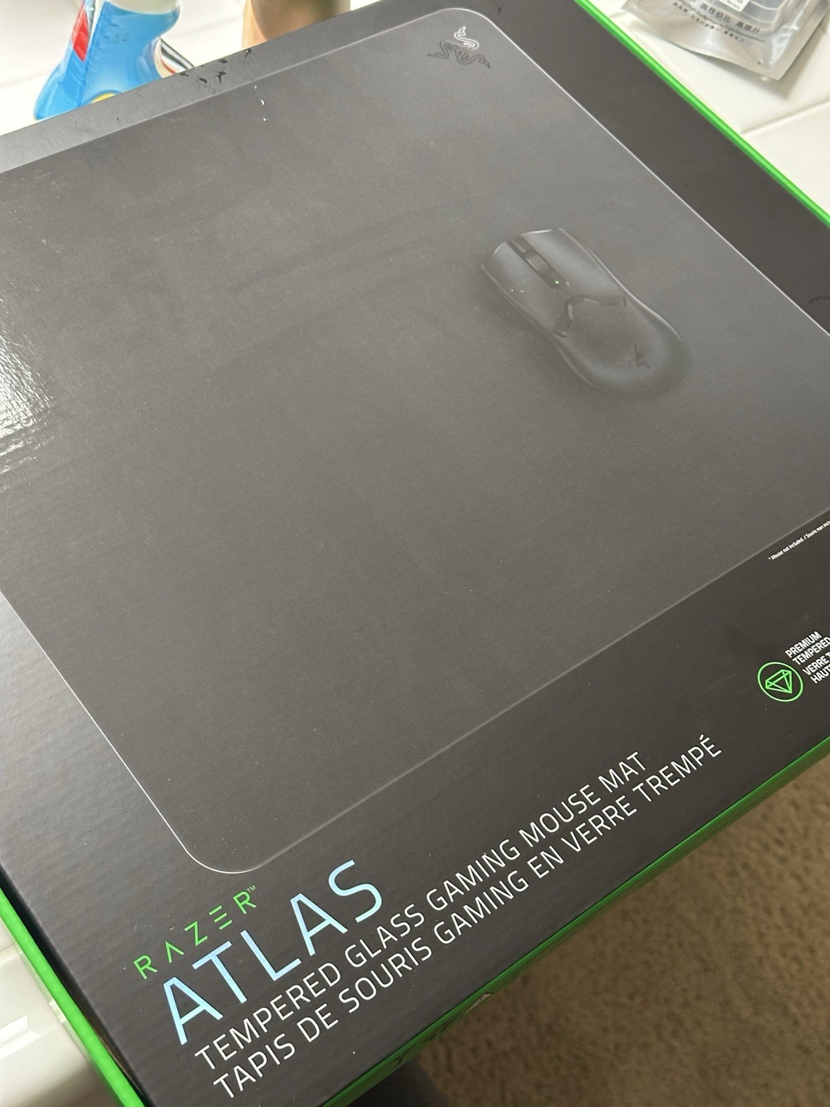 Brand New Sealed Razer Atlas Tempered Glass Gaming Mouse Mat