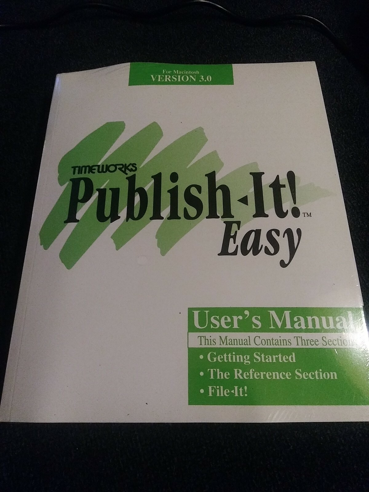 Timeworks Publish It Easy Software Mac 3 Disk (1992 Floppy Disk) SEALED