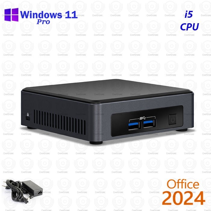 Intel NUC Mini PC NUC7i5dnh1e Core i5 7300U 8GB 256GB SSD Windows11 Pro Office24