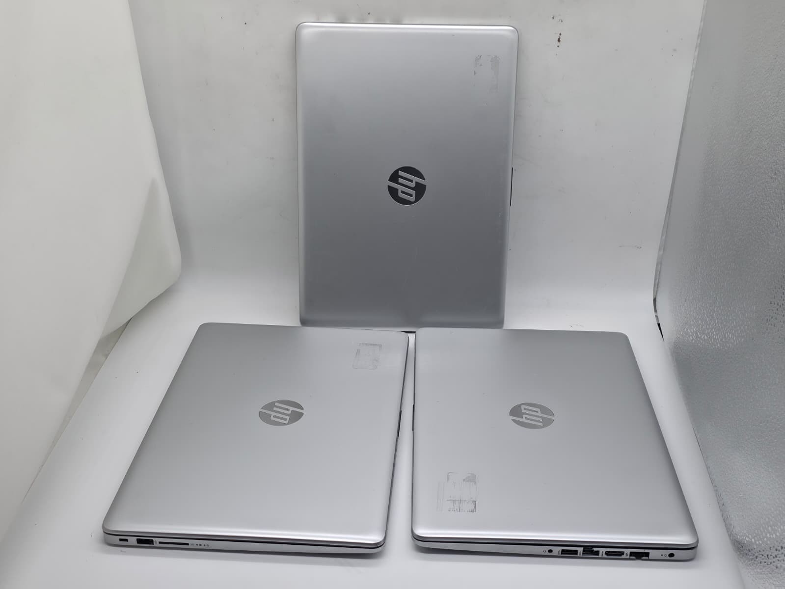LOT OF 3 HP LAPTOPS CORE i3 8th Gen 4GB RAM NO SSD TESTED AS IS CHECK PHOTOS
