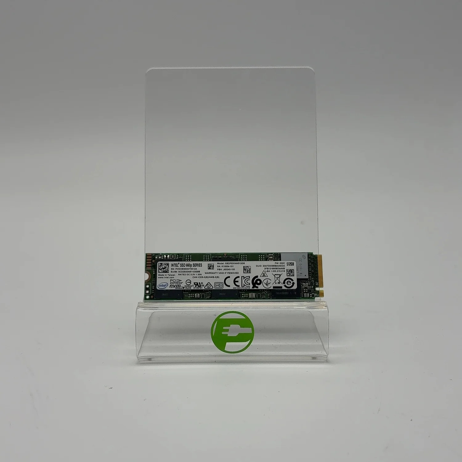 Intel 2280mm 660p Series 512GB M.2 NVMe Gen 3.0 x 4 SSD SSDPEKNW010TB