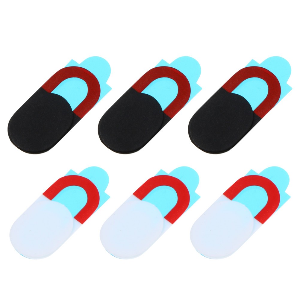 6Pcs Durable ABS Camera Slide Covers for Phone Laptop Tablet Privacy Protection