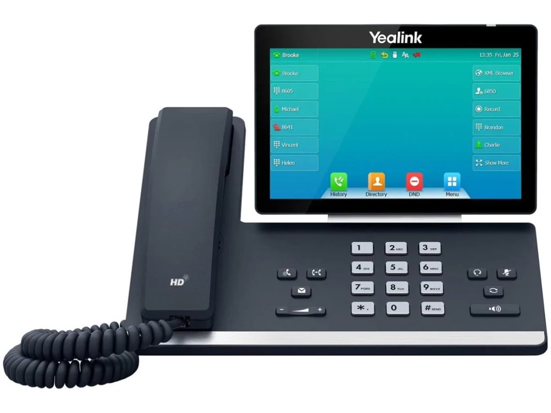 YeaLink SIP-T57W WIFI 16 Line Prime Business IP PoE Touch Speakerphone Phone NEW