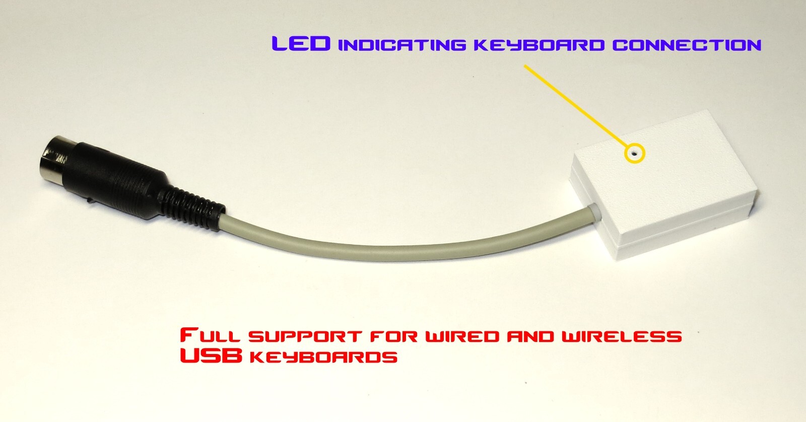Amiga 2000 USB keyboard Adapter (new version 2025)